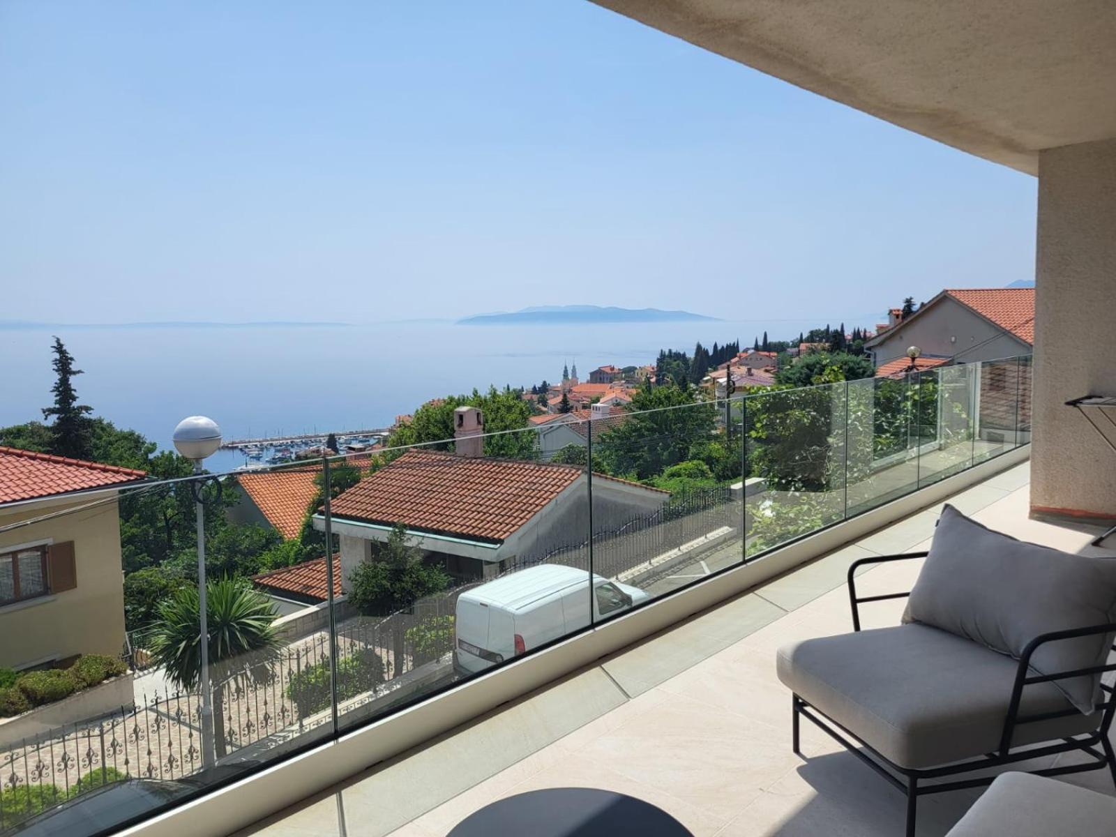 Premium Apartment With Beautiful Sea View, Short Walk To The Sea Opatija Exteriér fotografie